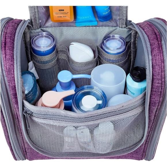 Hanging Travel Toiletry Bag Cosmetic Make up Organizer for Women and Men - Picture 5 of 6